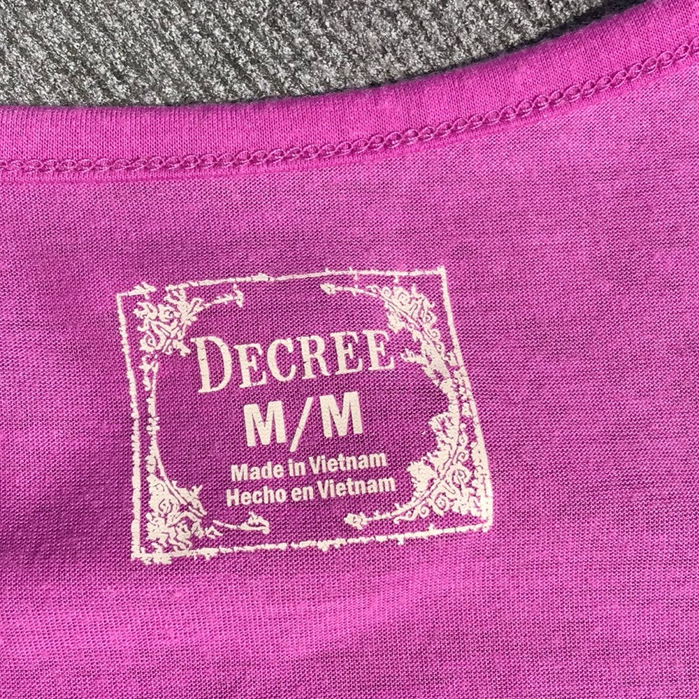 Magenta Ruffled Tank Top - Picture 4 of 4